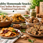Healthy Homemade Snacks: Easy Indian Recipes with Traditional Ingredients
