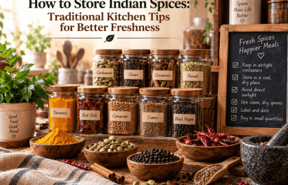 How to Store Indian Spices: Traditional Kitchen Tips for Better Freshness