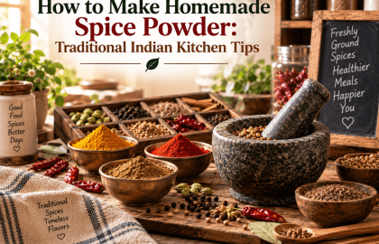 How to Make Homemade Spice Powder: Traditional Indian Kitchen Tips
