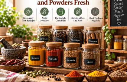Spice Storage Tips: How to Keep Indian Spices and Powders Fresh